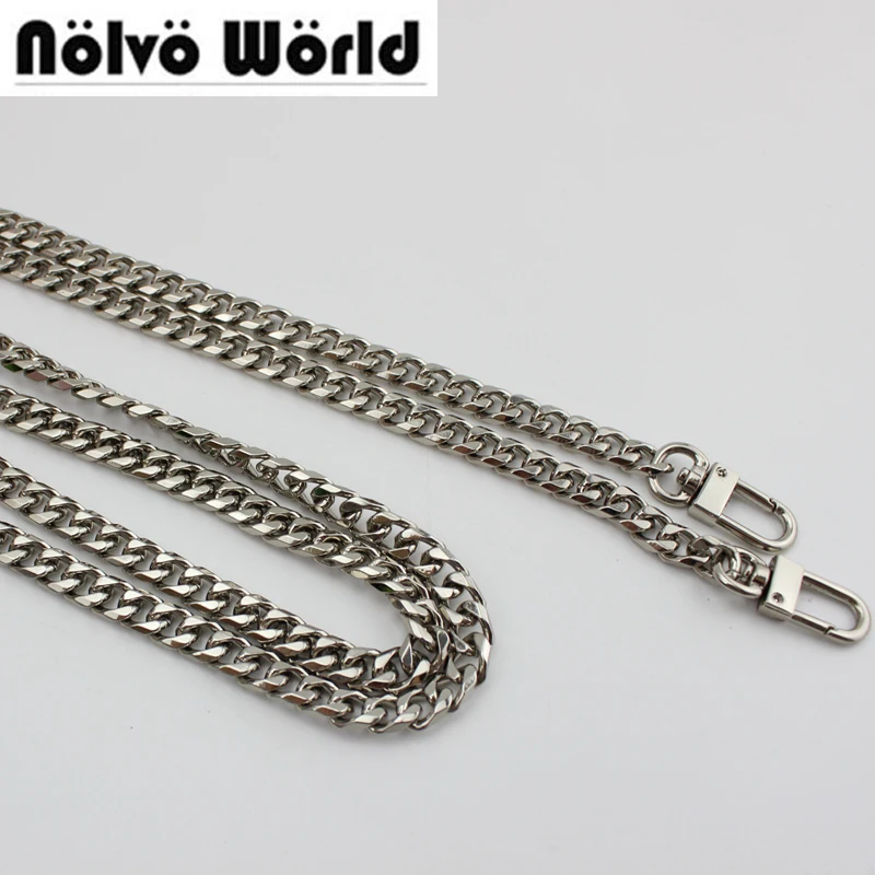 1 piece,8mm wide 110-130cm High Thick Chain metal strap has hook for repair bag handbag chain removable long chain replace
1 piece,8mm wide 110-130cm High Thick Chain metal strap has hook for repair bag handbag chain removable long chain replace