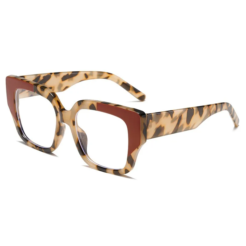 

Оправа для очков Женская квадратная, цветная оптическая оправа в стиле ретро, с защитой от синего света, модные компьютерные очки «кошачий глаз»