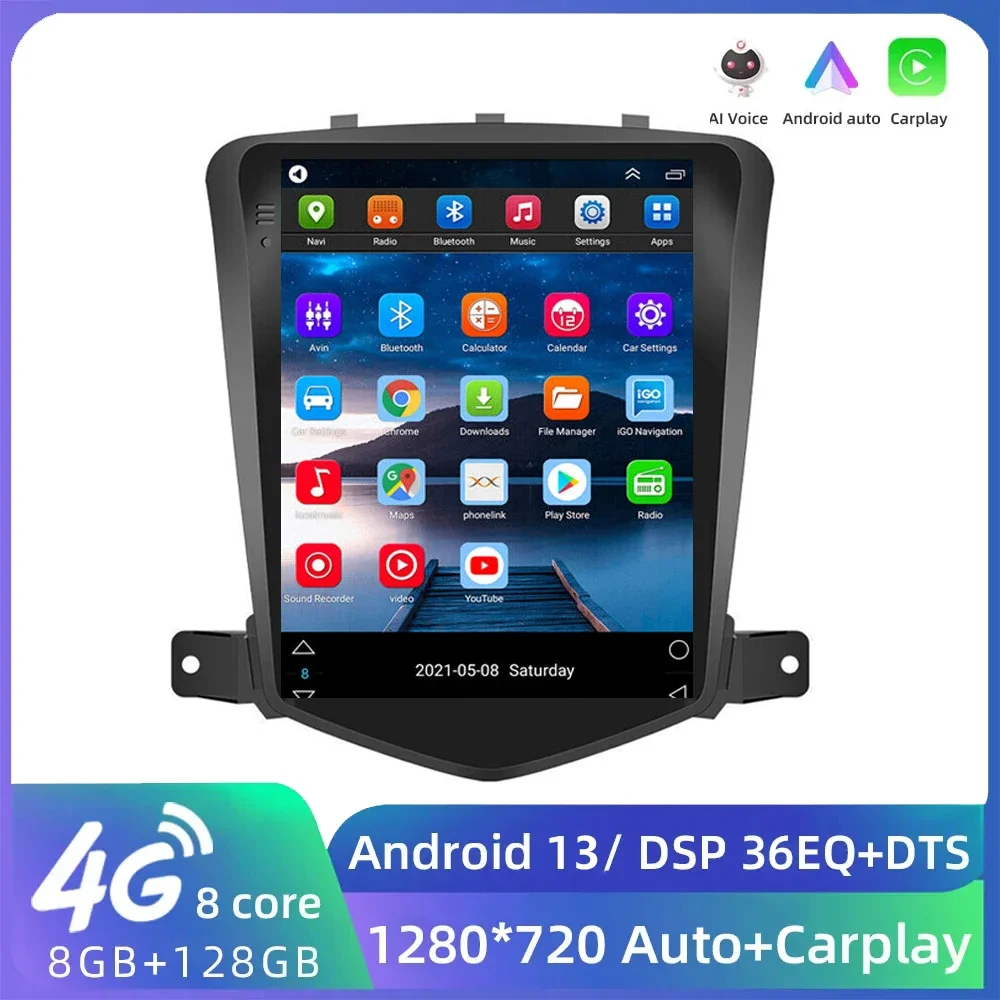 Android 13 для Chevrolet Cruze 2008-2013 автомобильный радиоплеер с сенсорным экраном Тесла GPS-навигация мультимедийный беспроводной Carplay DSP 4G + WIFI
Android 13 для Chevrolet Cruze 2008-2013 автомобильный радиоплеер с сенсорным экраном Тесла GPS-навигация мультимедийный беспроводной Carplay DSP 4G + WIFI