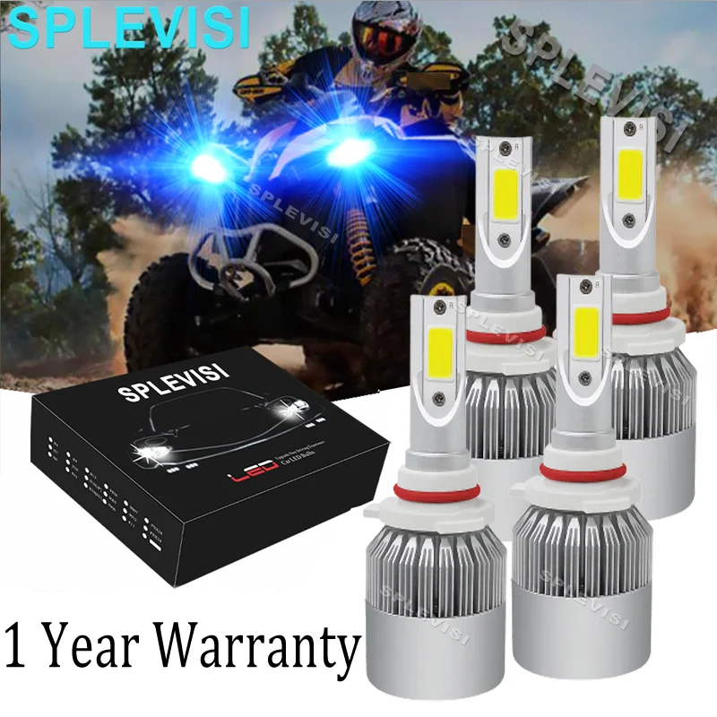 4pcs 8000K Ice Blue Upgrades COB LED Headlight For Can-Am Renegade 500 2008 2009 2010 2011 2012 2013 2014 2015 Replace 12V-24V
4pcs 8000K Ice Blue Upgrades COB LED Headlight For Can-Am Renegade 500 2008 2009 2010 2011 2012 2013 2014 2015 Replace 12V-24V