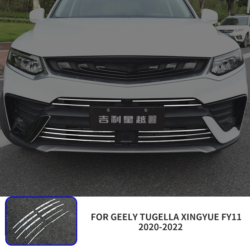For Geely Tugella Xingyue FY11 2020-2022 Middle Net Car Accessories Stainless Steel Stickers Exterior Automobiles Parts
For Geely Tugella Xingyue FY11 2020-2022 Middle Net Car Accessories Stainless Steel Stickers Exterior Automobiles Parts