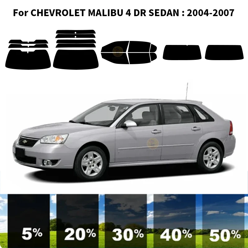Precut nanoceramics car UV Window Tint Kit Automotive Window Film For CHEVROLET MALIBU 4 DR SEDAN 2004-2007
Precut nanoceramics car UV Window Tint Kit Automotive Window Film For CHEVROLET MALIBU 4 DR SEDAN 2004-2007