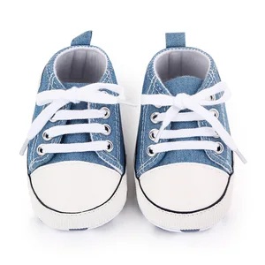 Детские Классические парусиновые Кроссовки для новорожденных с принтом звезды; Спортивная обувь для маленьких мальчиков и девочек; Обувь для начинающих ходить; Нескользящая обувь для малышей