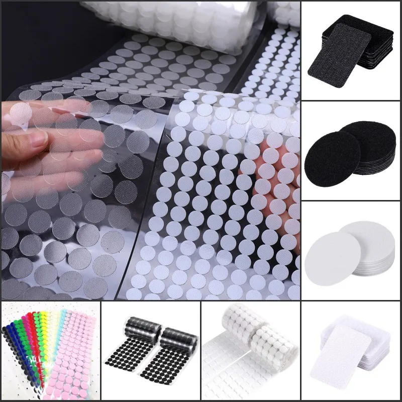 10/15/20/25/30/45/60mm Self Adhesive Fastener Tape Hook Loop Strong Glue Magic Dot Sticker Disc White Black Coins Tape Home Use
10/15/20/25/30/45/60mm Self Adhesive Fastener Tape Hook Loop Strong Glue Magic Dot Sticker Disc White Black Coins Tape Home Use