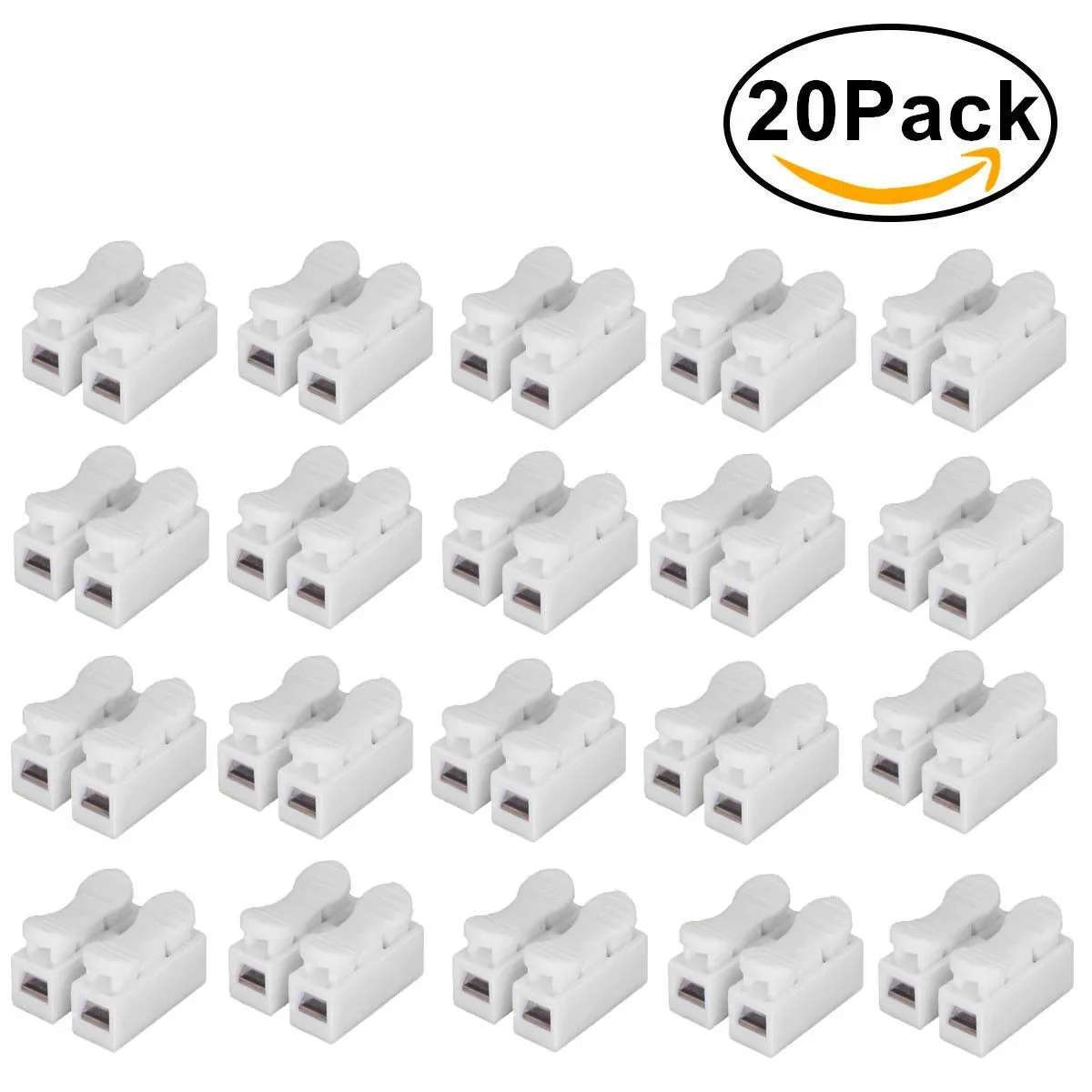 20pcs CH2 Spring Quick Wire Connectors Cable Clamps Terminal Block LED Strip Light Replace Electrical Tapes Cable Clamp Tools
20pcs CH2 Spring Quick Wire Connectors Cable Clamps Terminal Block LED Strip Light Replace Electrical Tapes Cable Clamp Tools