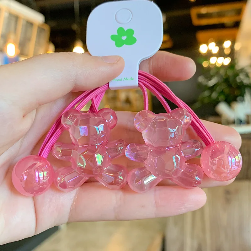 2pcs Acrylic Bear Cartoon Elastic Hair Band Sets Hair Accessories Girls Handmade Hair Tie Headband Rubber Band
2pcs Acrylic Bear Cartoon Elastic Hair Band Sets Hair Accessories Girls Handmade Hair Tie Headband Rubber Band