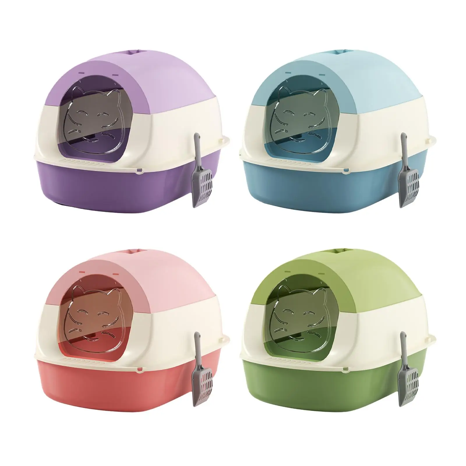 Кошачий Туалет с капюшоном, устойчивый к брызгам, с дверью, закрытый туалет для кошек
Кошачий Туалет с капюшоном, устойчивый к брызгам, с дверью, закрытый туалет для кошек