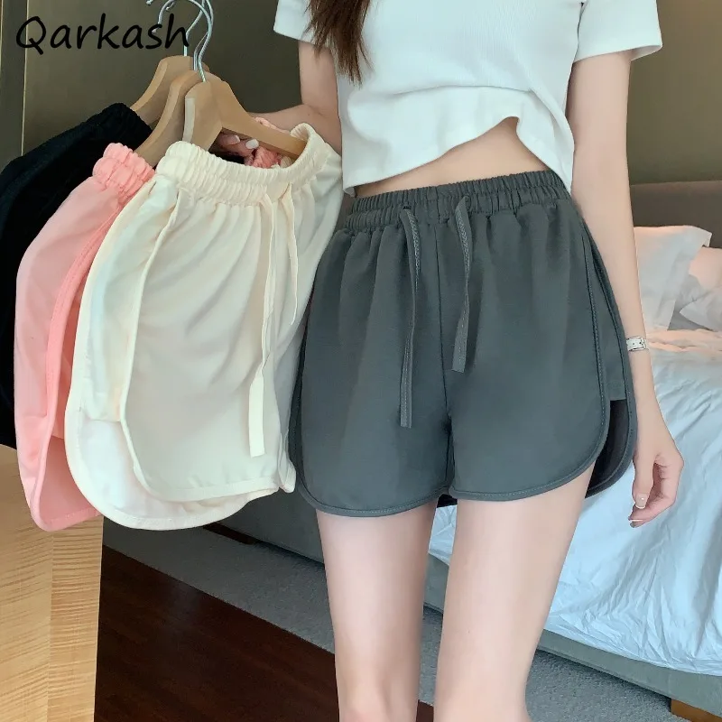 

Sporty Shorts for Women 4 Colors Baggy Females High Waist Y2k Aesthetic Korean Style New Fashion Casual Students 2022 Summer Ins