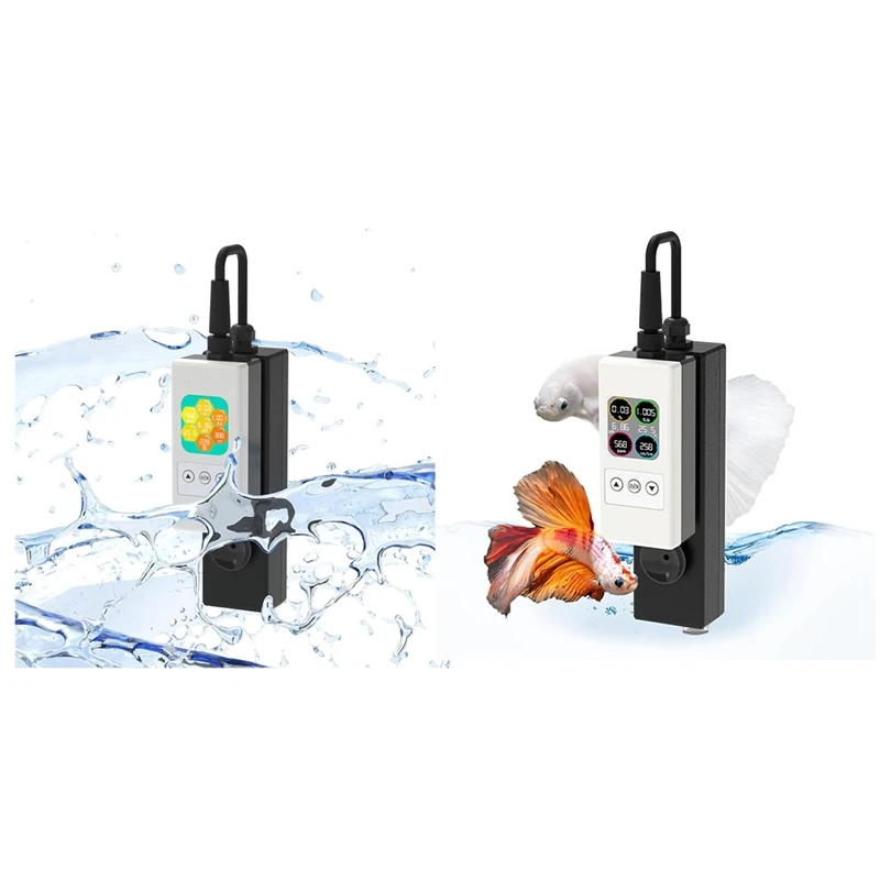 

6-In-1 Water Quality Tester, TDS/EC/Salinity/SG/Temp/PH Data, Largescreen Presentation, 24-Hour Continuous Monitoring Durable