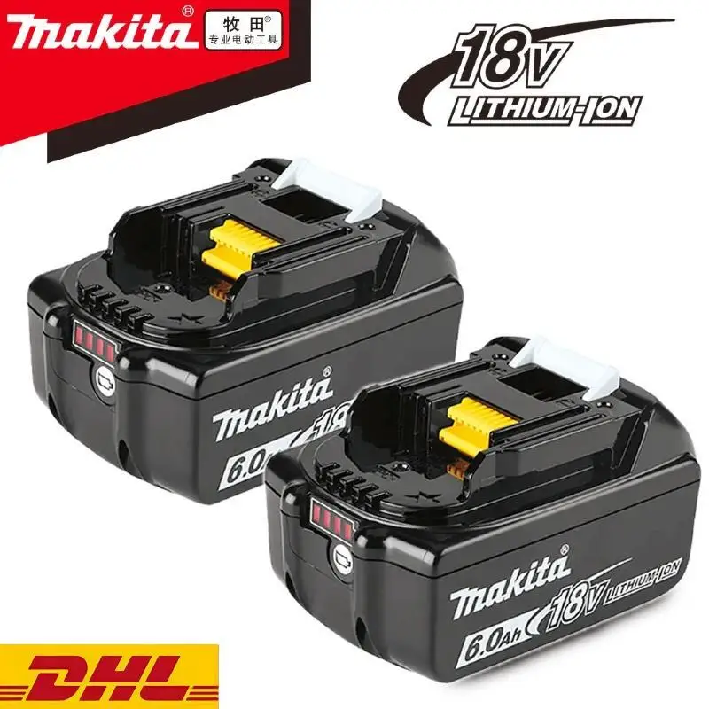 

Genuine Makita 6Ah/5Ah/3Ah for Makita 18V Battery BL1830B BL1850B BL1850 BL1840 BL1860 BL1815 Replacement Lithium Battery