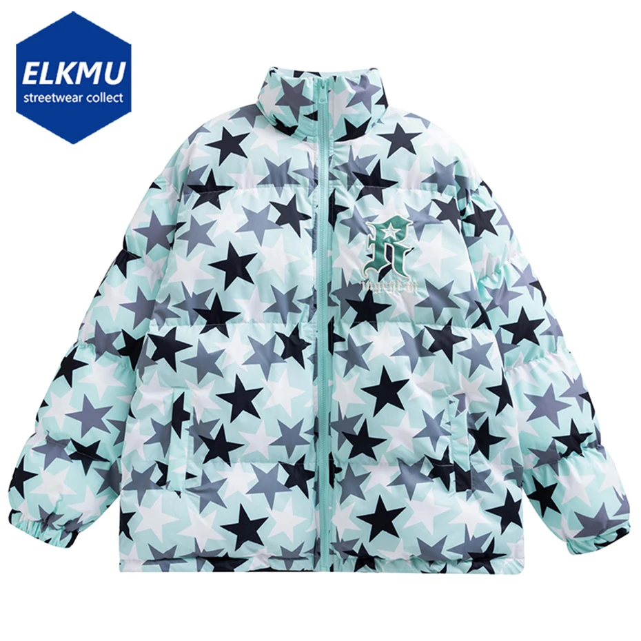 Star Printed Winter Jackets Men Hip Hop Harajuku Parkas Thicken Warm Bubble Coats Oversized Padded Puffer Jackets Down Coat
Star Printed Winter Jackets Men Hip Hop Harajuku Parkas Thicken Warm Bubble Coats Oversized Padded Puffer Jackets Down Coat