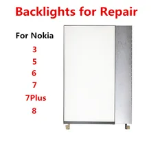 Rétro-éclairage de remplacement pour Nokia 7 Plus 8 6 5 3, écran LCD, Guide de lumière en carton=