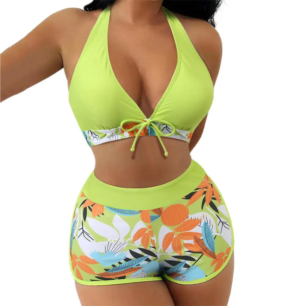 2pcs/Set Women Bikini Set Fashion Print Padded Wire Free Halter Neck High Waist Bathing Suit Swimsuit Bikini Set
2pcs/Set Women Bikini Set Fashion Print Padded Wire Free Halter Neck High Waist Bathing Suit Swimsuit Bikini Set
