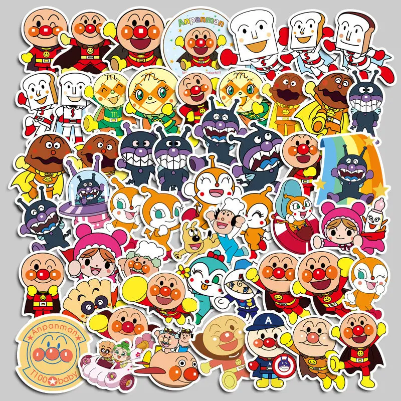 50pcs/Set Funny Anpanman Stickers for Suitcase Skateboard Laptop Luggage Fridge Anime Stickers DIY Decal Sticker Kids Toys
50pcs/Set Funny Anpanman Stickers for Suitcase Skateboard Laptop Luggage Fridge Anime Stickers DIY Decal Sticker Kids Toys
