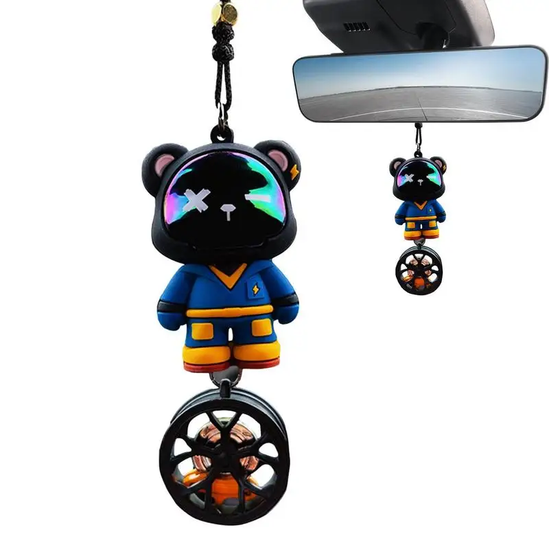 Car Mirror Decor Cool Bear Car Ornament With Adjustable Lanyard Car Swinging Ornament Car Mirror Accessories For Interior
Car Mirror Decor Cool Bear Car Ornament With Adjustable Lanyard Car Swinging Ornament Car Mirror Accessories For Interior
