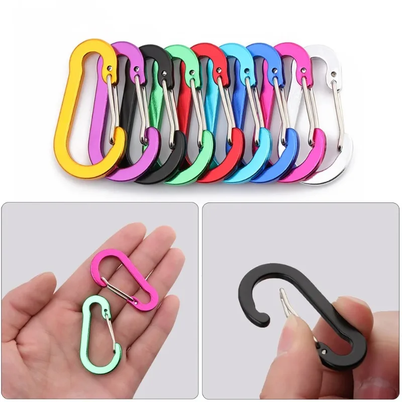 5Pcs Multi-Use Aluminum Alloy Lock Buckle Booms Fishing Hook Keychain Snap Clip Carabiner Outdoor Backpack Accessories
5Pcs Multi-Use Aluminum Alloy Lock Buckle Booms Fishing Hook Keychain Snap Clip Carabiner Outdoor Backpack Accessories