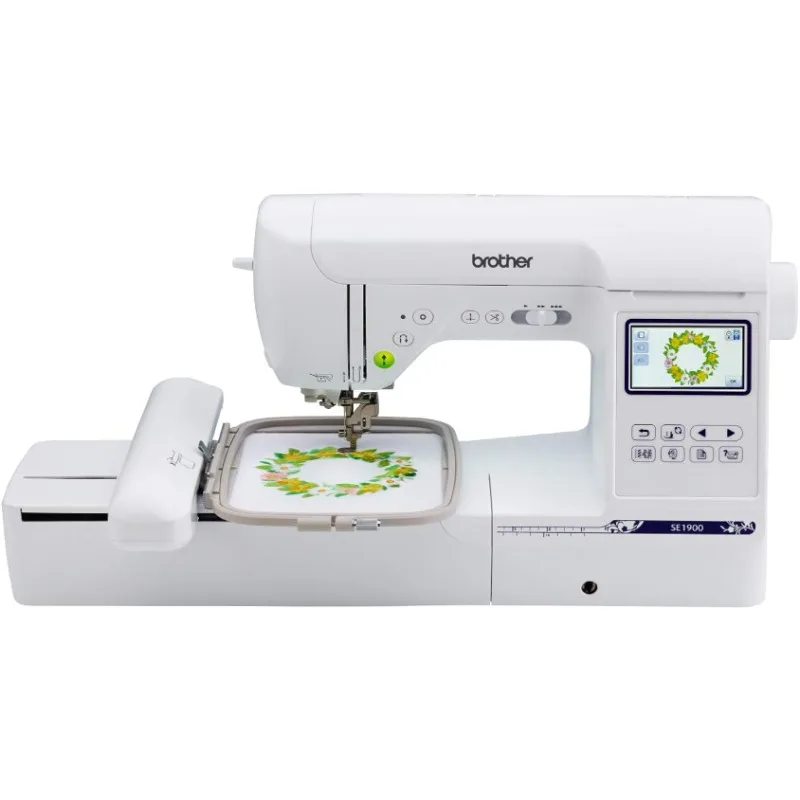 1900 Sewing and Embroidery Machine, 5" x 7" Hoop Area, 3.2" LCD Touchscreen Display, 8 Included Feet
1900 Sewing and Embroidery Machine, 5" x 7" Hoop Area, 3.2" LCD Touchscreen Display, 8 Included Feet