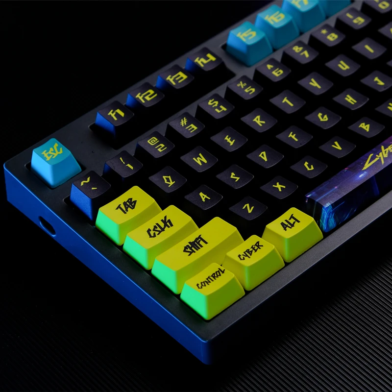 Cyberpunk Theme Keycaps 129 Keys Cherry Profile PBT Dye Sublimation Keycap For MX Switch Game Mechanical Keyboard Keys Cap
Cyberpunk Theme Keycaps 129 Keys Cherry Profile PBT Dye Sublimation Keycap For MX Switch Game Mechanical Keyboard Keys Cap