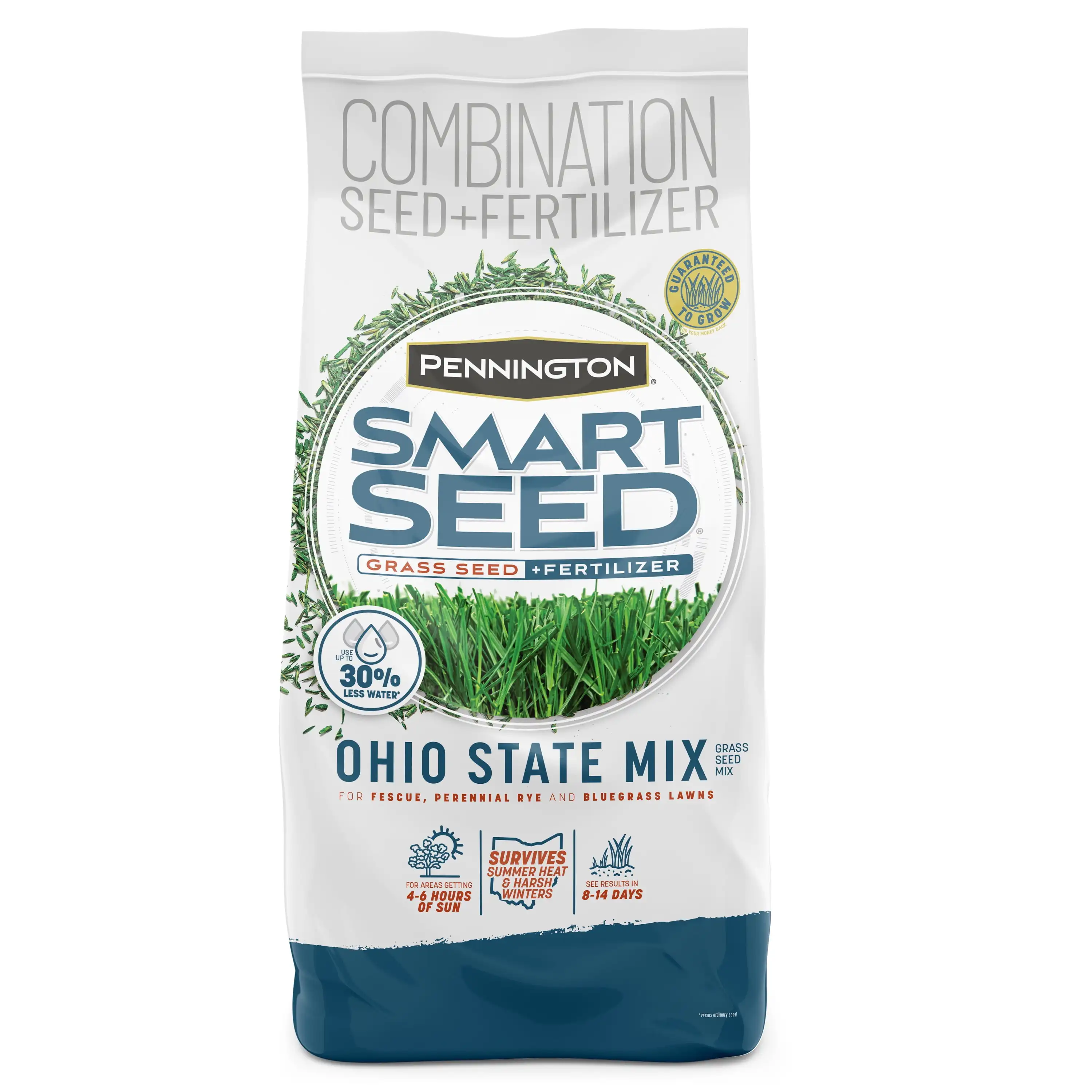 Семена Pennington Smart Seed Ohio State Grass Mix, от солнца до частичного затенения, 7 фунтов.
Семена Pennington Smart Seed Ohio State Grass Mix, от солнца до частичного затенения, 7 фунтов.