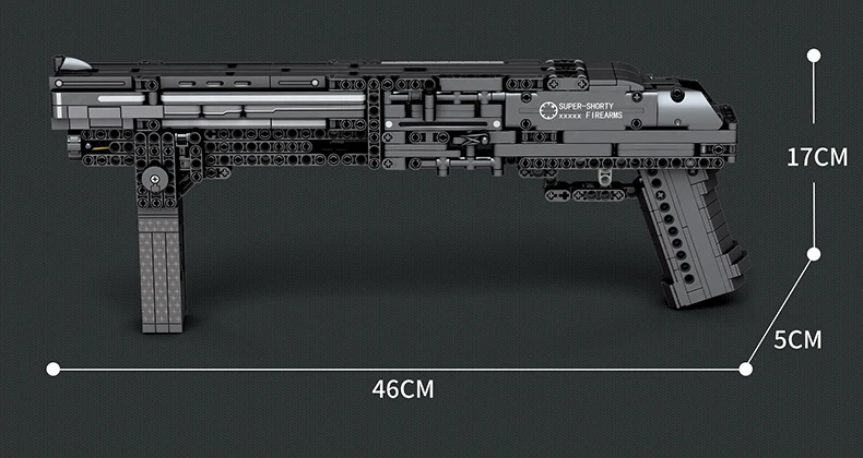 882PCS Military Gun Super Shorty Shotgun Technology Building Block Model Movie Game Weapon Bricks Toys For Kid Christmas Gifts 882PCS Military Gun Super Shorty Shotgun Technology Building Block Model Movie Game Weapon Bricks Toys For Kid Christmas Gifts