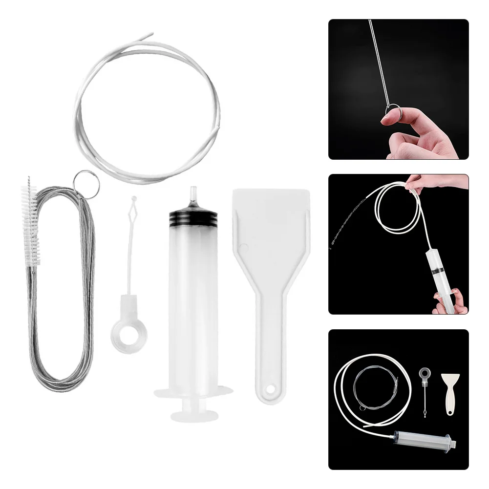 Clean Brush Kit For Refrigerator Drain Refrigerator Dredge Outlet Pipe Blocked Ice Accretion Cleaning 5-Piece Set
Clean Brush Kit For Refrigerator Drain Refrigerator Dredge Outlet Pipe Blocked Ice Accretion Cleaning 5-Piece Set
