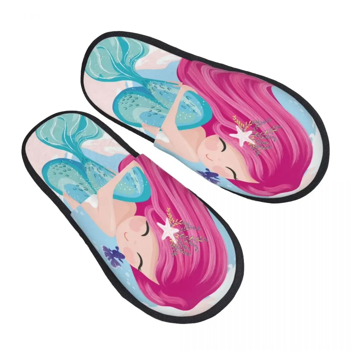 Men Women Plush Indoor Slippers Cute Mermaid With Little Fish Warm Soft Shoes Home Footwear Autumn Winter 2023
Men Women Plush Indoor Slippers Cute Mermaid With Little Fish Warm Soft Shoes Home Footwear Autumn Winter 2023