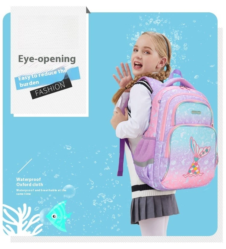Cartoon Unicorn 3 Piece Set School Bags For Girls Boys Kids Space Backpack Primary School Students Backpack With lunch box Sa74bfc21e1e84fae805b04115cee8f0dz