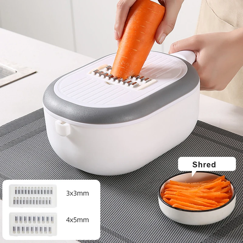 Multifunctional Chopper Vegetable Cutter Fruit Slicer Grater Shredders Drain Basket Slicers Gadgets Kitchen Accessories
Multifunctional Chopper Vegetable Cutter Fruit Slicer Grater Shredders Drain Basket Slicers Gadgets Kitchen Accessories