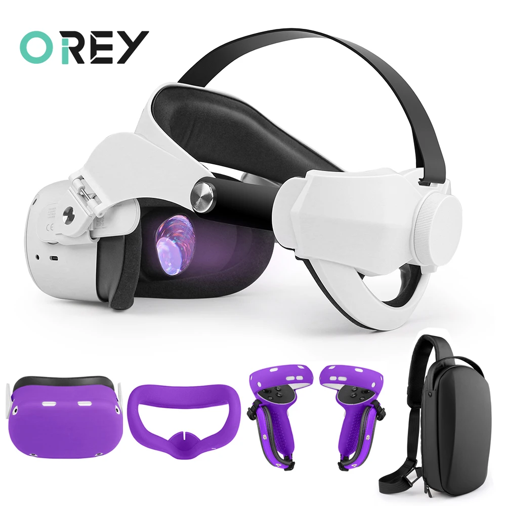 Ремешок на голову для Oculus Quest 2 Quest2 Halo чехол хранения сумка VR гарнитуры накладка