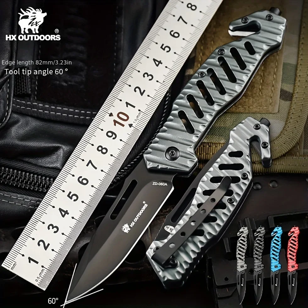 HX OUTDOORS The Ultimate EDC Knife: Multifunctional Folding Knife with Clip - Perfect for Outdoor Camping & Fishing!
HX OUTDOORS The Ultimate EDC Knife: Multifunctional Folding Knife with Clip - Perfect for Outdoor Camping & Fishing!