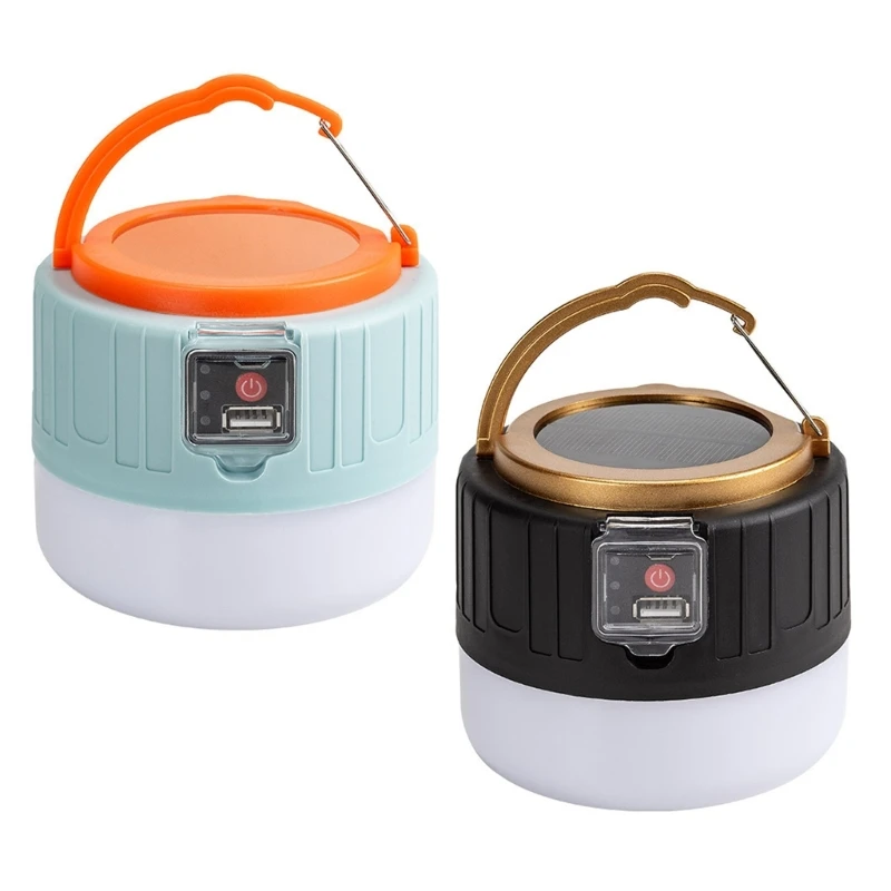 Portable Solar LED Camping Light Waterproof Tent Lamp USB Rechargeable Hangings Lanterns Outdoor Emergencies Lights
Portable Solar LED Camping Light Waterproof Tent Lamp USB Rechargeable Hangings Lanterns Outdoor Emergencies Lights