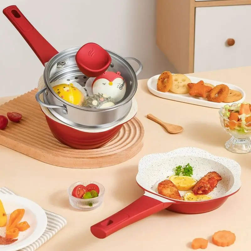 Darling Cooker Baby's Milk Cooker Non-stick Pan Pan for Home Use Children's Cooker Baby Cooker Kit
Darling Cooker Baby's Milk Cooker Non-stick Pan Pan for Home Use Children's Cooker Baby Cooker Kit