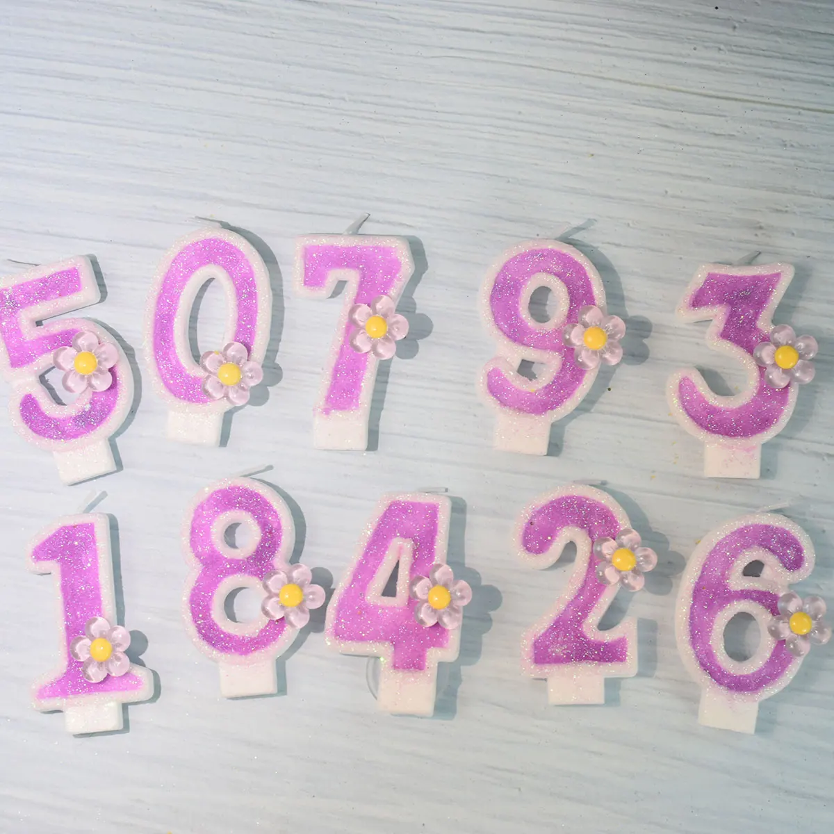 Glitter Purple Candle Yellow Flower Decoration Girl Sweet Happy Birthday Party Gifts Cake Topper Cupcake Dessert Baking Supplies
Glitter Purple Candle Yellow Flower Decoration Girl Sweet Happy Birthday Party Gifts Cake Topper Cupcake Dessert Baking Supplies