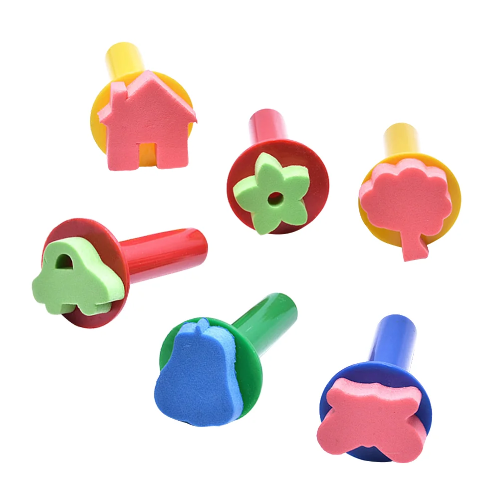 Sponge Painting Stamper Sponge Painting Shapes Assorted Pattern Sponges Painting Tools for Drawing Graffiti DIY Craft 6pcs (
Sponge Painting Stamper Sponge Painting Shapes Assorted Pattern Sponges Painting Tools for Drawing Graffiti DIY Craft 6pcs (