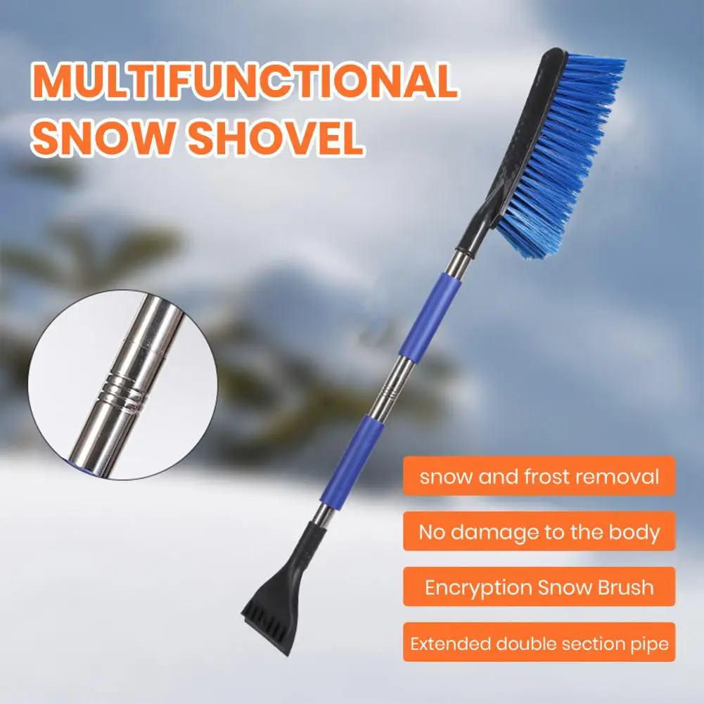 

Extendable Ice Scraper Extendable Snow Scraper Brush for Car Windshield Portable Ice Scraper Snow Brush Combo for Suv Truck Head