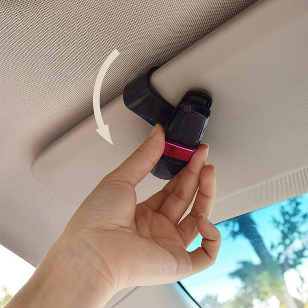 Universal Car Sun Visor Glasses Holder Clip Securely Holds 2 Pairs of Sunglasses with Card Keeper Silver/Grey/Rose Red/Gold
Universal Car Sun Visor Glasses Holder Clip Securely Holds 2 Pairs of Sunglasses with Card Keeper Silver/Grey/Rose Red/Gold