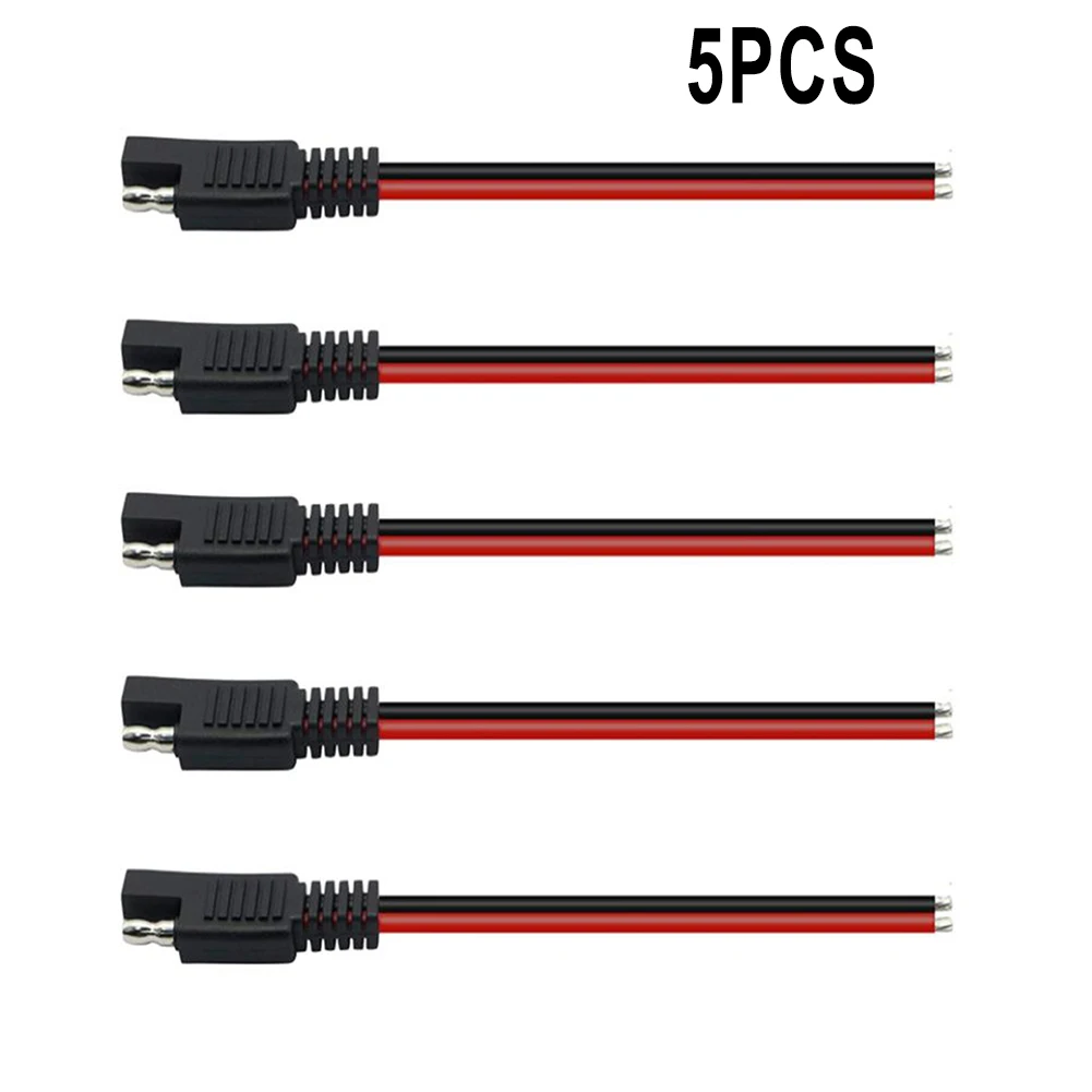 5PCS Battery Charger SAE Connector 12V DC Power Plug DIY Cable 14AWG SAE Power Cord Solar Battery 20A Car Battery Extension Cord
5PCS Battery Charger SAE Connector 12V DC Power Plug DIY Cable 14AWG SAE Power Cord Solar Battery 20A Car Battery Extension Cord