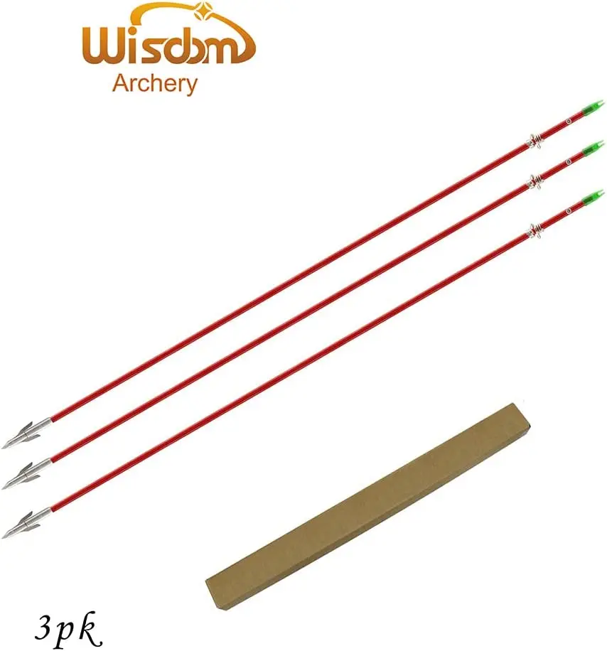 Wisdom Bowfishing Head Carbon/Glass-Fiber Arrow Shafts 2 Mechanical Barbs 2.5" Holding Area Archery Broadhead Fits 5/16" Fibergl
Wisdom Bowfishing Head Carbon/Glass-Fiber Arrow Shafts 2 Mechanical Barbs 2.5" Holding Area Archery Broadhead Fits 5/16" Fibergl