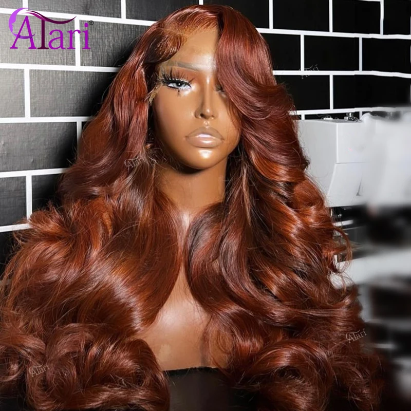 Dark Ginger with Orange Highlights Human Hair Wigs Transparent 13x4 13x6 Lace Frontal Body Wave Wig for Black Women Pre Plucked
Dark Ginger with Orange Highlights Human Hair Wigs Transparent 13x4 13x6 Lace Frontal Body Wave Wig for Black Women Pre Plucked