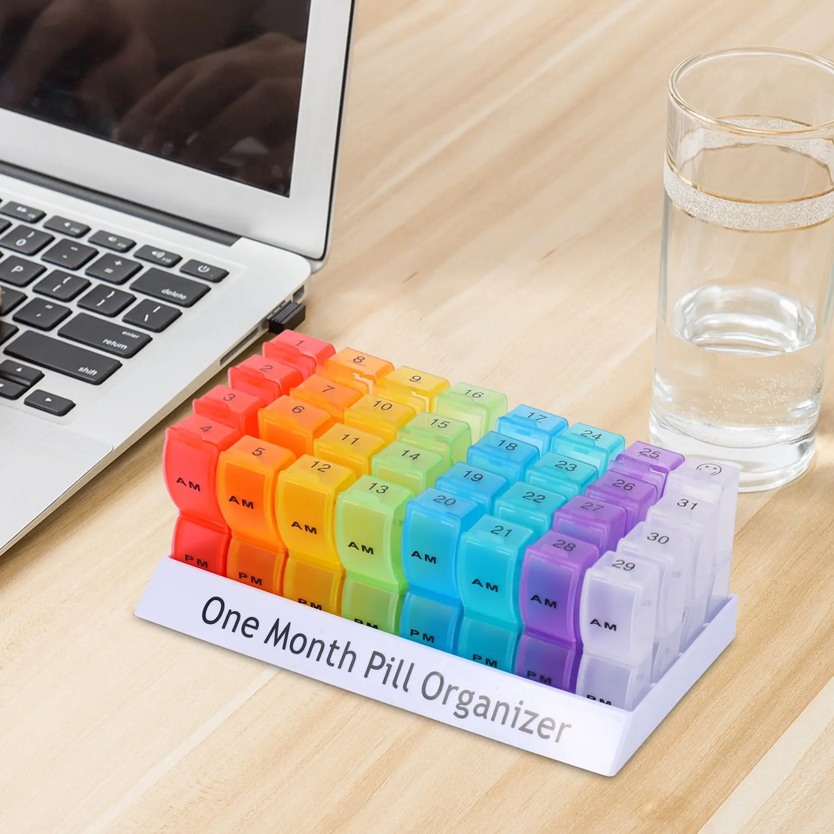 Monthly Weekly Pill Organizer Boxes-AM/PM Daily,31 Day 32 Compartments Vitamins Medicaiton Medicine Reminder
Monthly Weekly Pill Organizer Boxes-AM/PM Daily,31 Day 32 Compartments Vitamins Medicaiton Medicine Reminder