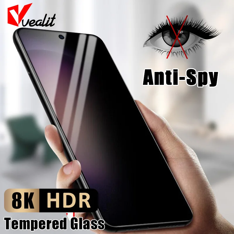 

8K Privacy Screen Protector For Samsung Galaxy A54 A34 A24 A14 A04 A03 S A73 A53 A33 A23 S20 S21 FE S22 S23 Plus Anti-spy Glass