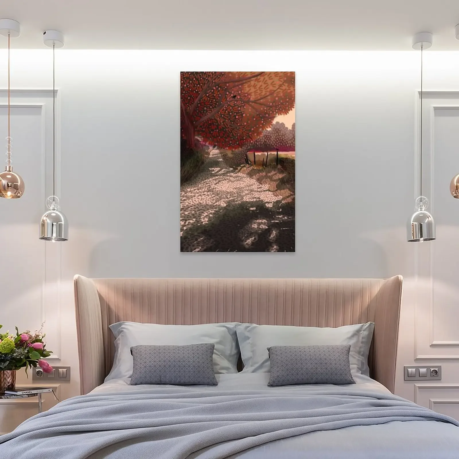 Scenic Road Canvas: Captivating Landscape Wall Art