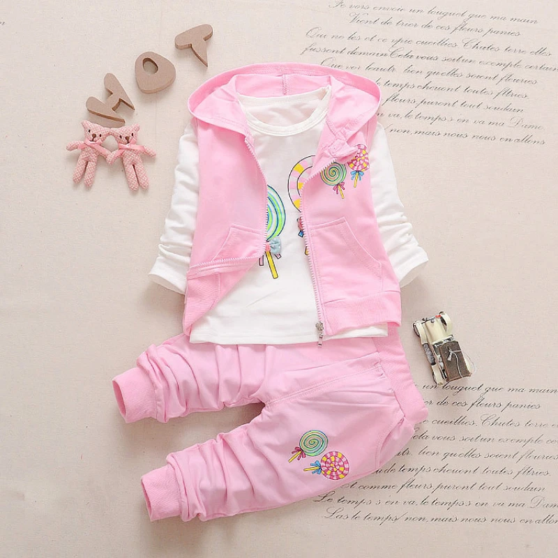 Baby Girl Suits Cartoon Floral Coat + Shirt + Pants 3 Pcs/Sets Toddler Girls Clothes
Baby Girl Suits Cartoon Floral Coat + Shirt + Pants 3 Pcs/Sets Toddler Girls Clothes