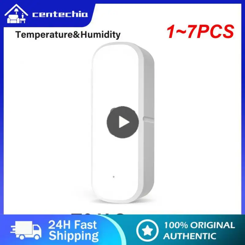 

1~7PCS Tuya Zigbee WiFi Temperature And Humidity Detector Independent Electronic Thermometer Sensor Smart Home Indoor Alexa