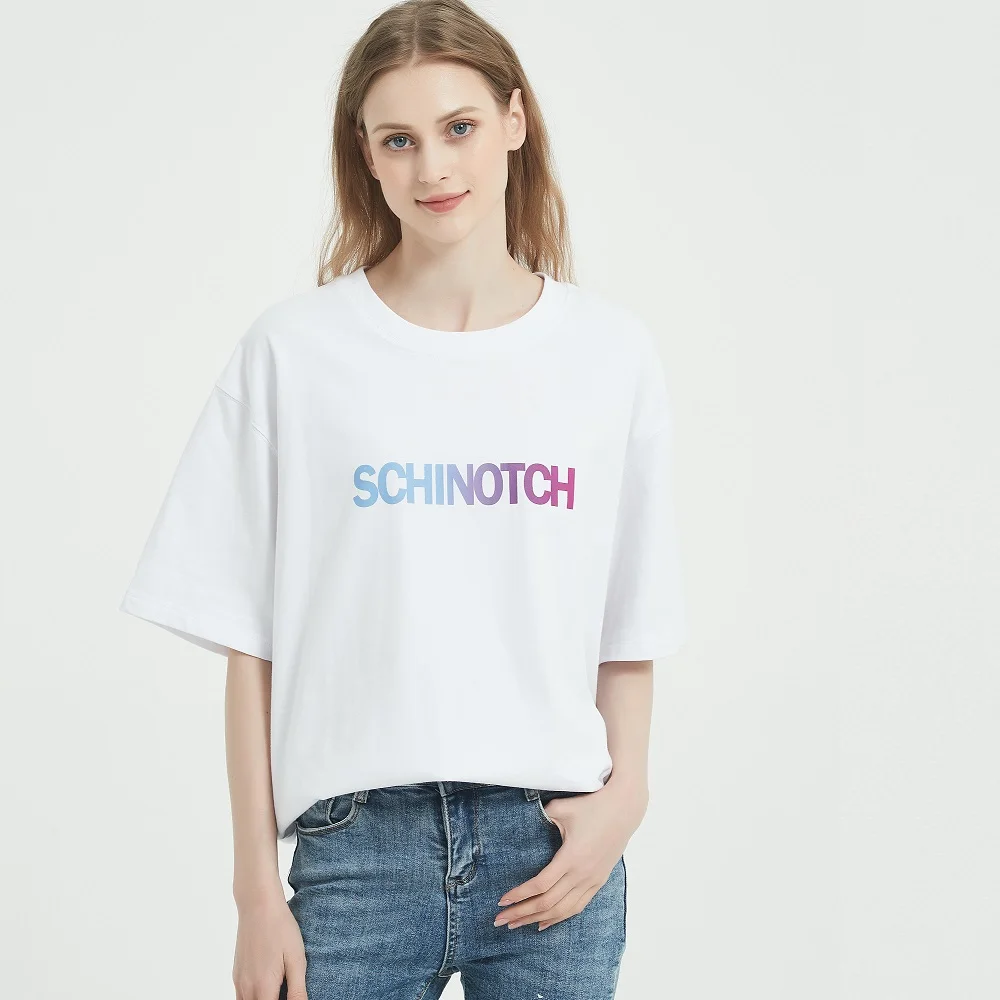 Schinotch T-shirt Loose Ovesized Short Sleeve Hip hop Unisex Brand Printed 100% Cotton Solid Color O-neck Sports Tees
Schinotch T-shirt Loose Ovesized Short Sleeve Hip hop Unisex Brand Printed 100% Cotton Solid Color O-neck Sports Tees