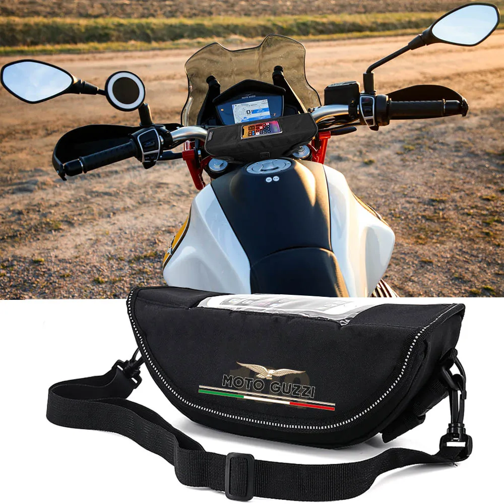 

For Moto Guzzi Retro commemoration v85tt v7 Motorcycle accessory Waterproof And Dustproof Handlebar Storage Bag navigation bag