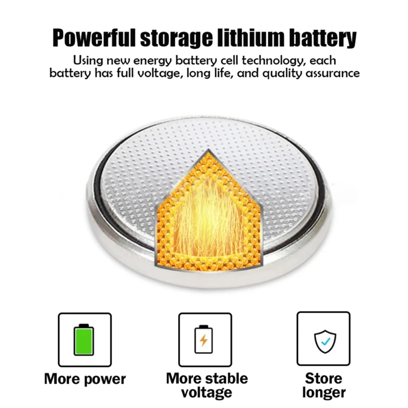 LIR2032 Lithium Rechargeable Battery Stable Voltage Output for Computer Motherboards and Wireless Headsets Electronics Drop Ship
LIR2032 Lithium Rechargeable Battery Stable Voltage Output for Computer Motherboards and Wireless Headsets Electronics Drop Ship