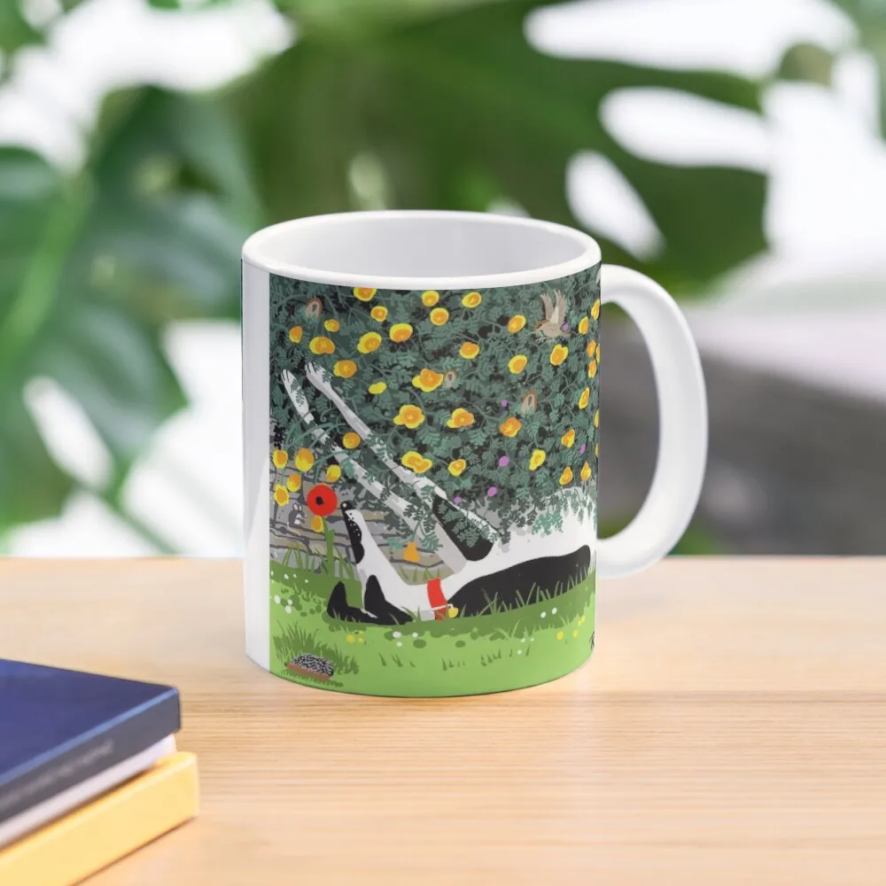 The Cowhound and the Yellow Flowers Coffee Mug Porcelain Espresso Cups Thermal Mug
The Cowhound and the Yellow Flowers Coffee Mug Porcelain Espresso Cups Thermal Mug