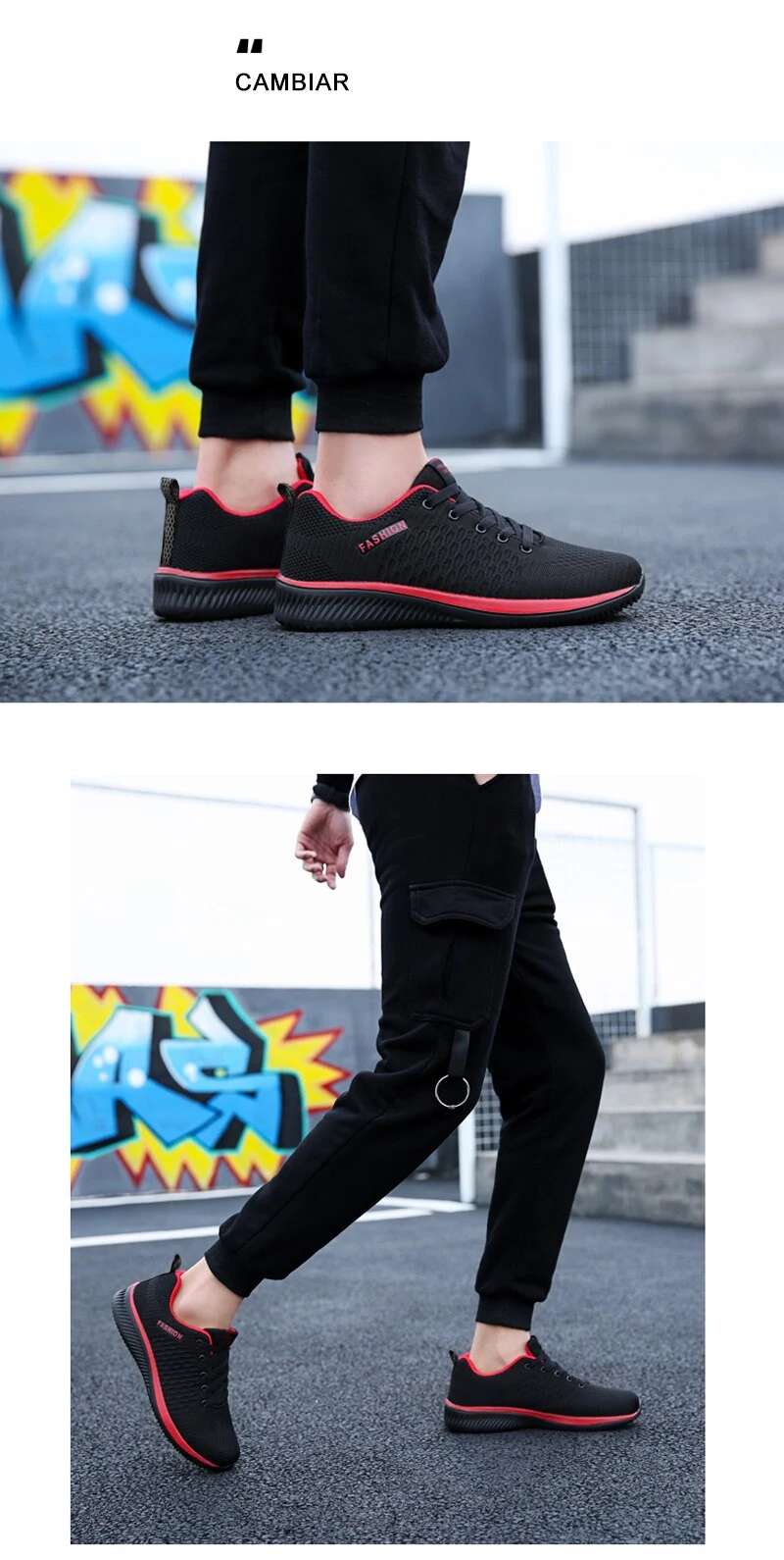 Zapatillas de deporte de punto para hombre y mujer, zapatillas deportivas transpirables para correr, caminar y gimnasio Zapatillas de deporte de punto para hombre y mujer, zapatillas deportivas transpirables para correr, caminar y gimnasio