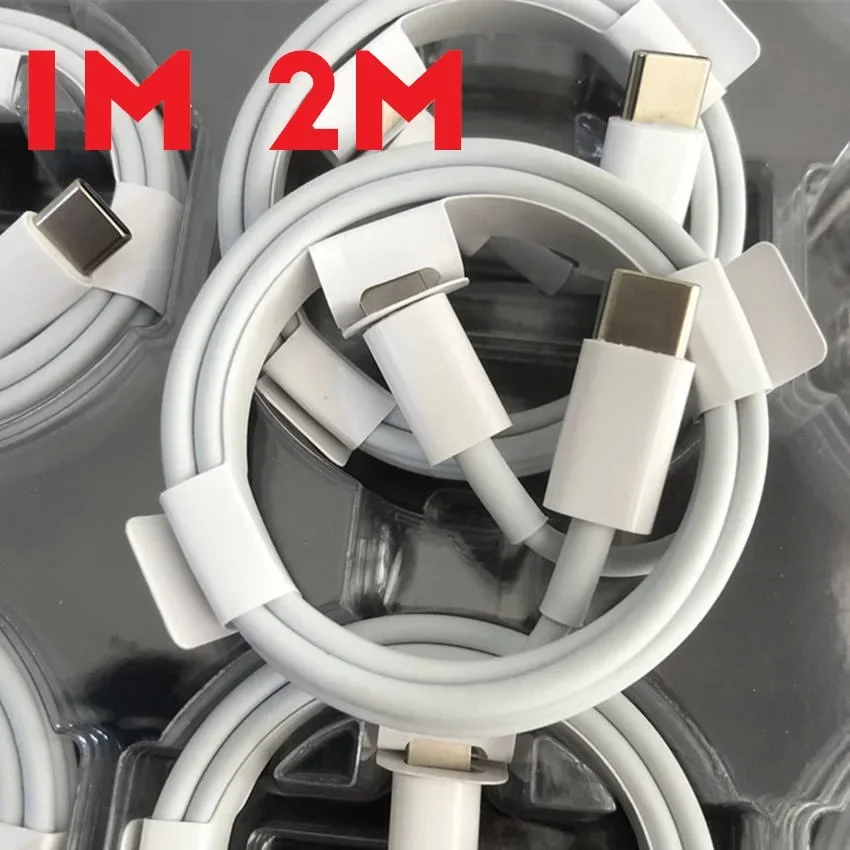 

100pcs 1M 2M 3M Fast Charging Type c to Type c PD USB-C Cable Cord For Samsung Galaxy s20 s21 note 10 htc lg xiaomi huawei